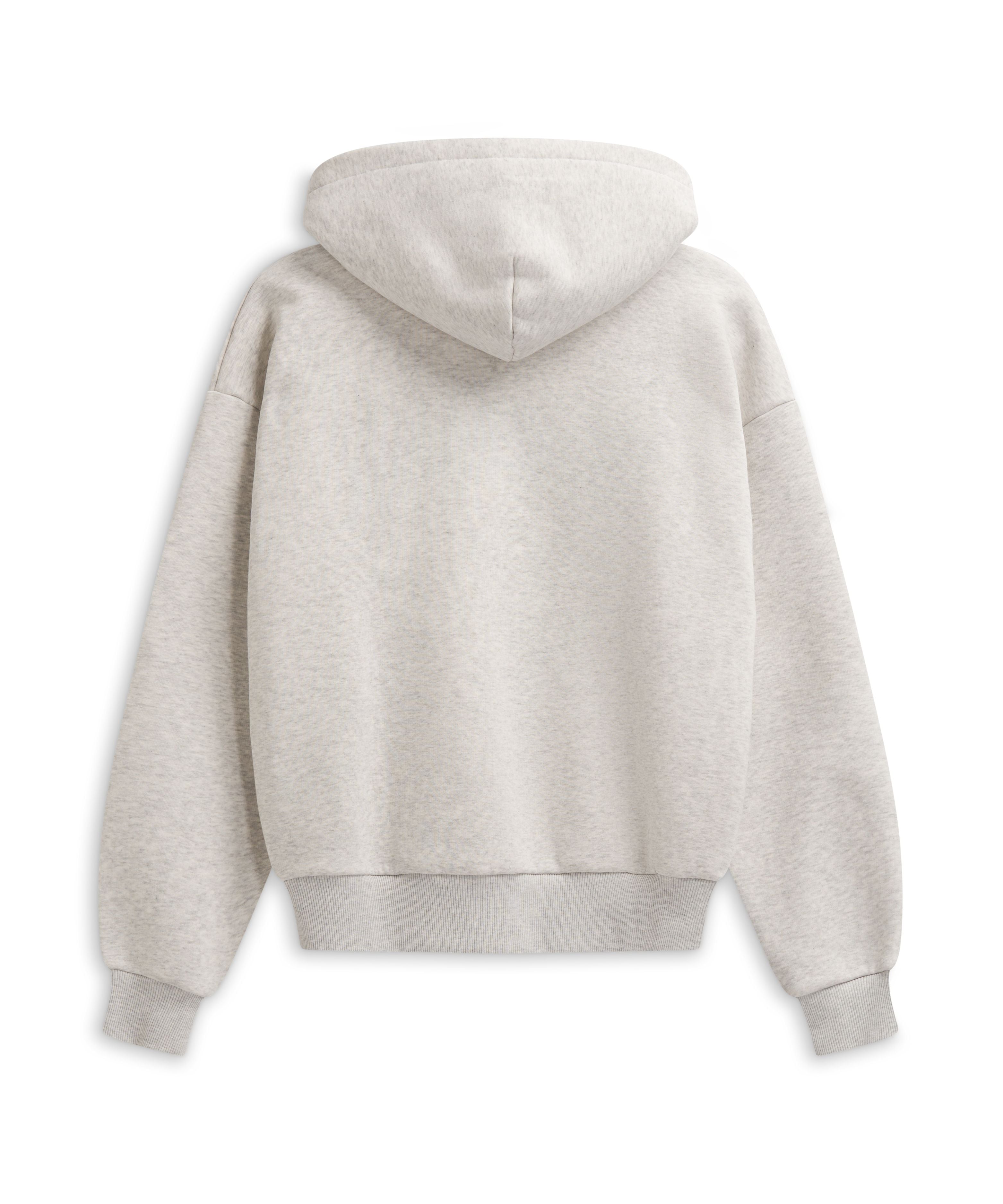 M. Varsity Hoodie - Grey/Burgundy